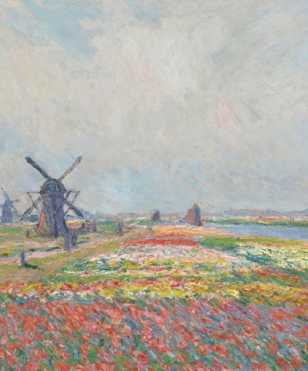 Claude Monet, Tulpenvelden vlak bij Den Haag, 1886
